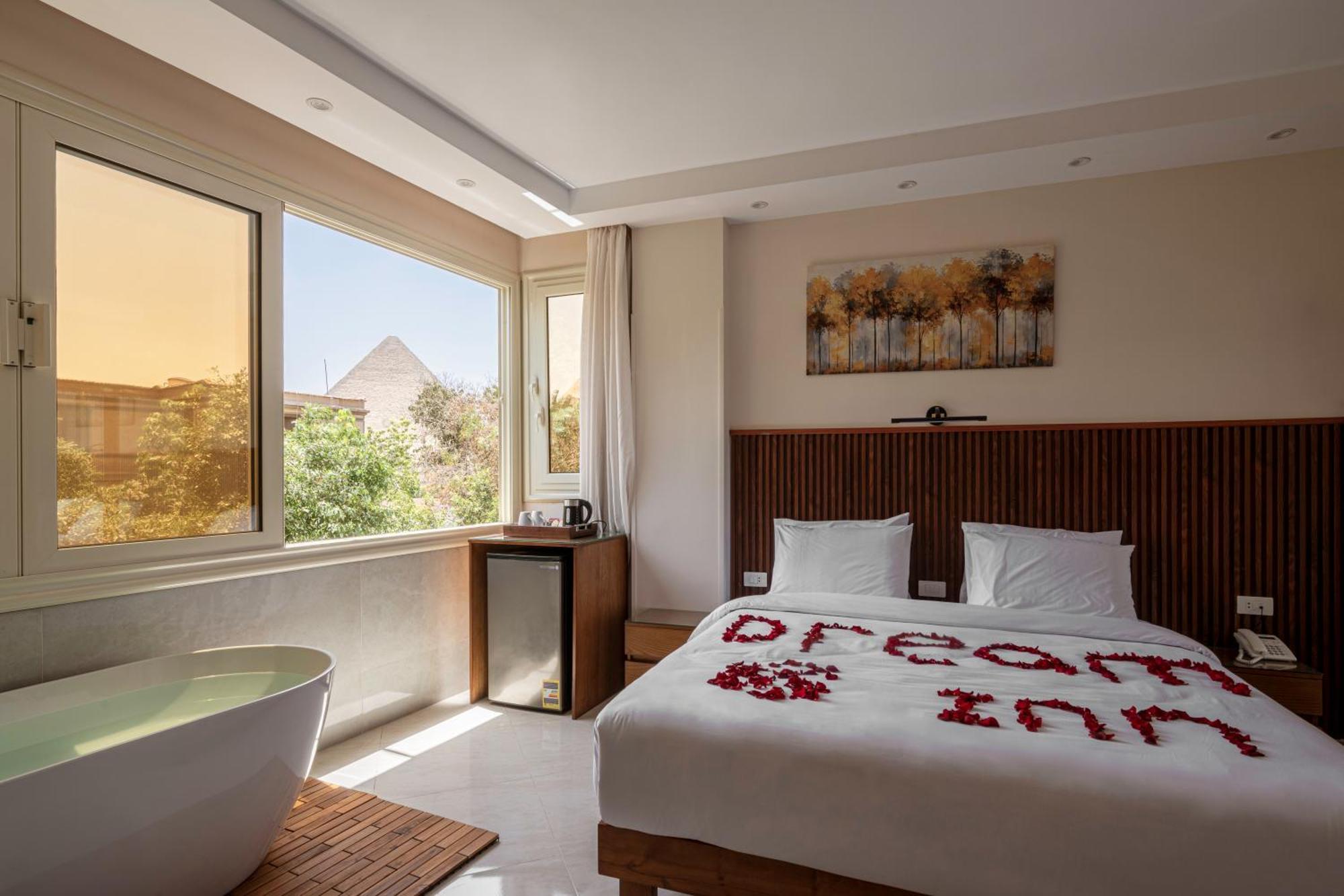 Dream Inn Pyramids View Kafrat al Jabal Ngoại thất bức ảnh
